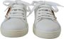 Dolce & Gabbana Witte Leren Sneakers met Gouden Studs White Dames - Thumbnail 2