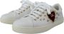 Dolce & Gabbana Witte Leren Sneakers met Gouden Studs White Dames - Thumbnail 3