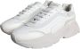 Dolce & Gabbana Witte Leren Sneakers met Logo White Dames - Thumbnail 3