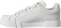 Dolce & Gabbana Witte Leren Sneakers met Logodetails White Dames - Thumbnail 9