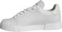 Dolce & Gabbana Witte Leren Sneakers met Logodetails White Dames - Thumbnail 4