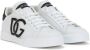 Dolce & Gabbana Witte Leren Sneakers met Versterkte Hiel en Rubberen Zool White Dames - Thumbnail 7