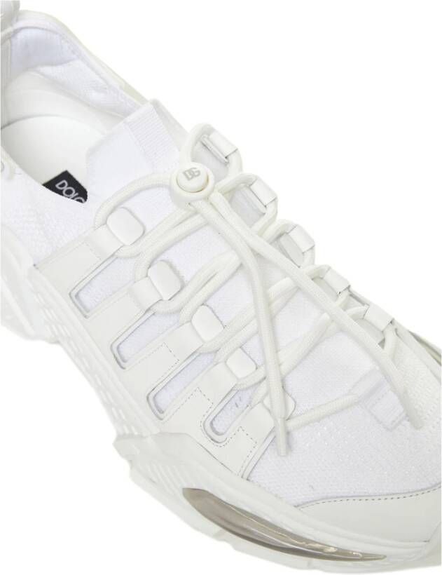 Dolce & Gabbana Witte Mesh Airmaster Sneakers White Heren