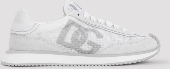 Dolce & Gabbana Witte Mesh Sneakers Aw24 White Dames