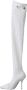 Dolce & Gabbana Witte Paillet Kniehoge Stiletto Laarzen White Dames - Thumbnail 13