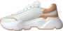 Dolce & Gabbana Witte Perzik Leren Sneakers Daymaster White Dames - Thumbnail 5