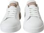 Dolce & Gabbana Witte Portofino Leren Logo Sneakers White Heren - Thumbnail 2