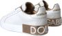 Dolce & Gabbana Witte Portofino Leren Logo Sneakers White Heren - Thumbnail 4