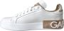 Dolce & Gabbana Witte Portofino Leren Logo Sneakers White Heren - Thumbnail 5