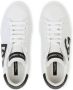 Dolce & Gabbana Witte Leren Sneakers met Versterkte Hiel en Rubberen Zool White Dames - Thumbnail 2