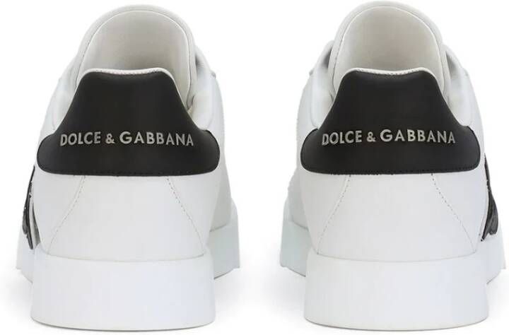 Dolce & Gabbana Witte Portofino Logo Sneakers White Dames