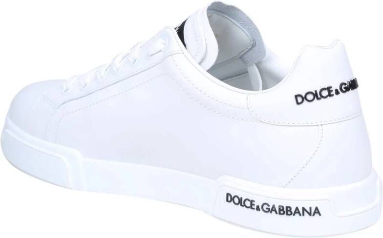 Dolce & Gabbana Witte Portofino Sneakers Luxe Comfort White Heren