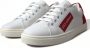 Dolce & Gabbana Witte Rode Leren Lage Sneakers Multicolor Dames - Thumbnail 4