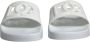 Dolce & Gabbana Witte Rubberen Slides Sandalen met Logo White Dames - Thumbnail 2