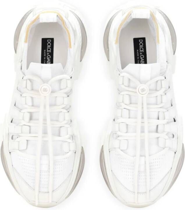 Dolce & Gabbana Witte Sneakers met Koordsluiting White Heren