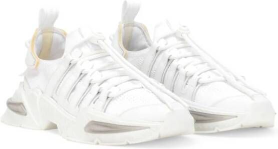 Dolce & Gabbana Witte Sneakers met Koordsluiting White Heren