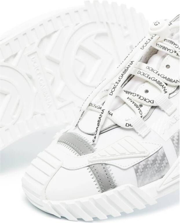 Dolce & Gabbana Witte Sneakers met Logodesign White Heren