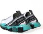 Dolce & Gabbana Logo Print Slip-On Sneakers met Rubberen Zool Multicolor - Thumbnail 4