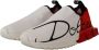Dolce & Gabbana Witte Sorrento Sneakers met Rode Accents Multicolor - Thumbnail 4