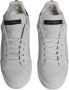 Dolce & Gabbana Witte Zwarte Leren Sneakers Rubberen Zool White Heren - Thumbnail 3