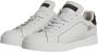 Dolce & Gabbana Witte Zwarte Leren Sneakers Rubberen Zool White Heren - Thumbnail 4