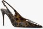 Dolce & Gabbana Bruine Leren Pumps met Puntige Neus Brown Dames - Thumbnail 7