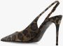 Dolce & Gabbana Bruine Leren Pumps met Puntige Neus Brown Dames - Thumbnail 8