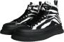 Dolce & Gabbana Zebra High Top Sneakers Black Heren - Thumbnail 3