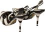 Dolce & Gabbana Zebra Print Slingback Heels Sandals Black Dames - Thumbnail 2