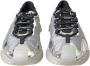 Dolce & Gabbana Zilver Zwart Nylon Lage Top Sneakers Gray Heren - Thumbnail 2