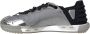 Dolce & Gabbana Zilver Zwart Nylon Lage Top Sneakers Gray Heren - Thumbnail 5