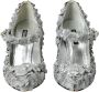 Dolce & Gabbana Zilveren Kristalversierde Mary Jane Pumps Gray Dames - Thumbnail 2