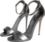 Dolce & Gabbana Zilveren Enkelband Hakken Sandalen Gray Dames - Thumbnail 3