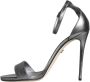 Dolce & Gabbana Zilveren Enkelband Hakken Sandalen Gray Dames - Thumbnail 5