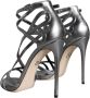 Dolce & Gabbana Zilveren Enkelband Hakken Sandalen Gray Dames - Thumbnail 4