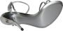 Dolce & Gabbana Zilveren Keira Leren Enkelband Sandalen Gray Dames - Thumbnail 6