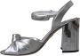 Dolce & Gabbana Zilveren Kristal Enkelband Keira Sandalen Gray Dames - Thumbnail 5