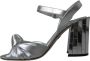 Dolce & Gabbana Zilver Lamsvacht Hakken Sandalen Schoenen Gray Dames - Thumbnail 13