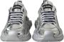 Dolce & Gabbana Zilveren Lederen Super Queen Sneakers Schoenen Gray Dames - Thumbnail 2