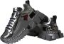 Dolce & Gabbana Zilveren Lederen Super Queen Sneakers Schoenen Gray Dames - Thumbnail 8