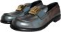 Dolce & Gabbana Zilveren Logo Instaploafers Gray Heren - Thumbnail 3