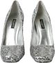 Dolce & Gabbana Zilveren Paillet Kristal Hakken Pumps Gray Dames - Thumbnail 2