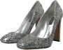 Dolce & Gabbana Zilveren Paillet Kristal Hakken Pumps Gray Dames - Thumbnail 3