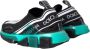 Dolce & Gabbana Zwart Blauw Sorrento Slip On Sneakers Black Heren - Thumbnail 4