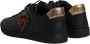 Dolce & Gabbana Zwart Goud Leren Sneakers Logo Details Black Heren - Thumbnail 5