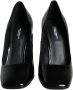 Dolce & Gabbana Zwart Goud Patentleren Logo Hakken Pumps Black Dames - Thumbnail 9