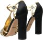 Dolce & Gabbana Zwarte Satijnen Kristal T-Strap Pumps Multicolor Dames - Thumbnail 9