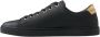 Dolce & Gabbana Klassieke Zwarte Gouden Leren Sneakers Schoenen Black Dames - Thumbnail 4