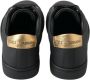 Dolce & Gabbana Klassieke Zwarte Gouden Leren Sneakers Schoenen Black Dames - Thumbnail 8