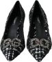 Dolce & Gabbana Zwart Tweed DG Amore Hakken Pumps Black Dames - Thumbnail 2